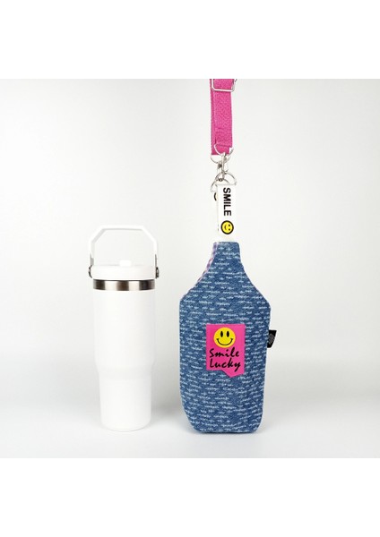 El Yapımı U Model Kot Matara Termos Kılıfı Smile Lucky Iceflow 0,89 indirimleri