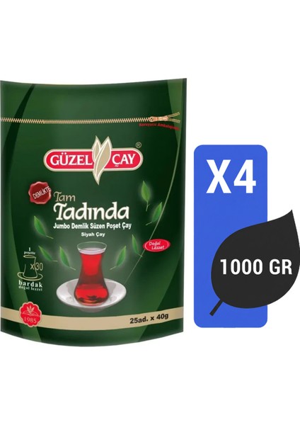 Tam Tadında 40 gr 25 Adet 1000 gr x 4 Adet