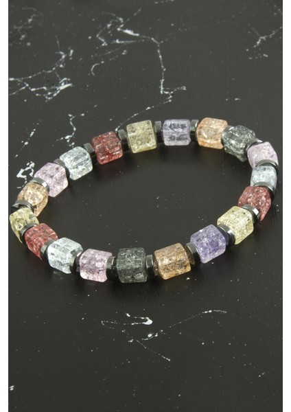 Techmrt Küp Necef Doğaltaş Bileklik 6 Mm-Renkli fiyatları