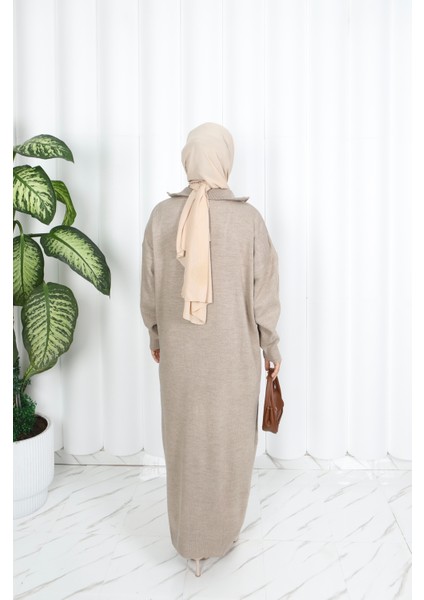 Fitilli Fermuarlı Triko Elbise indirimleri