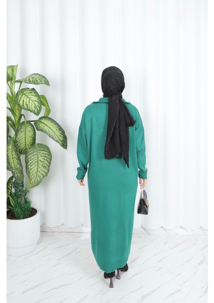 Fitilli Fermuarlı Triko Elbise indirimleri