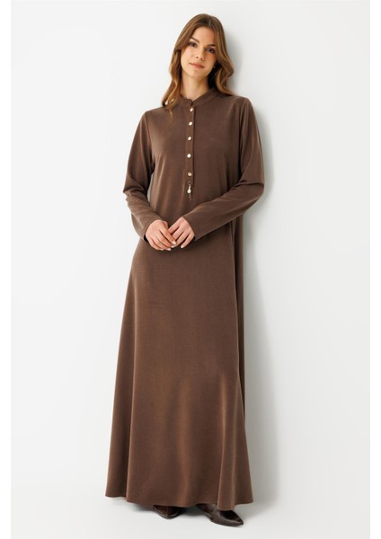 Oysh Kumaş Elbise Kahve fırsatları
