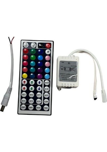 Ir Kumandalı Rgb Şerit LED Set 5050 Ledli 3çipli 10METRE IP20