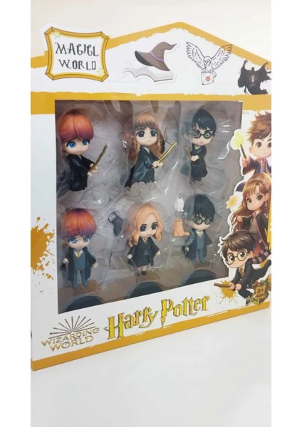 Harry Potter, Hermione, Ron Koleksiyon Figür Seti 6'lı Set Halinde fiyatları