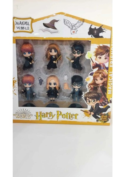 Harry Potter, Hermione, Ron Koleksiyon Figür Seti 6'lı Set Halinde modelleri