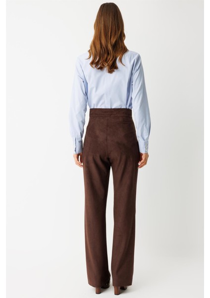 Süet Pantolon Kahve indirimleri