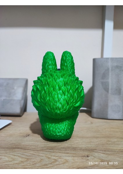 Labubu Yeşil Figür 14 cm - Dönen Göz Mekanizmalı (3 Farklı Bakış) - Özel Üretim fiyatları