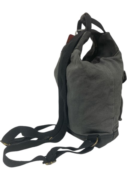 Kaliteli Küçük Boy Tek Gözlü Vintage Salaş Disayn Sırt Günlük Gezi Trekking Çantası S Boy 19CMX32CM