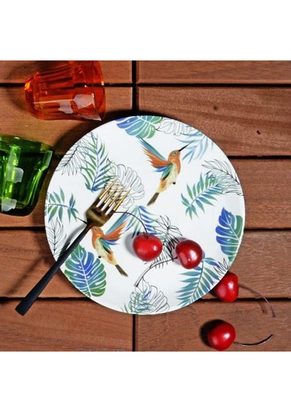 Mavı 602 Ser. Pasta Tabak Yuvarlak 21 cm