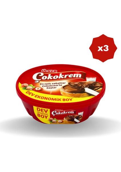 Çokokrem 950 gr - (3 Adet)
