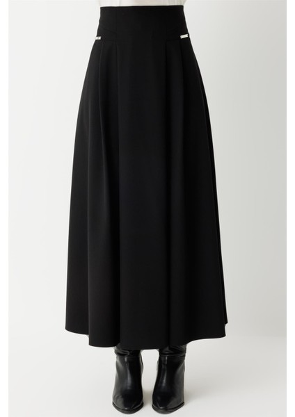 Aksesuar Detaylı Etek Siyah fiyatları