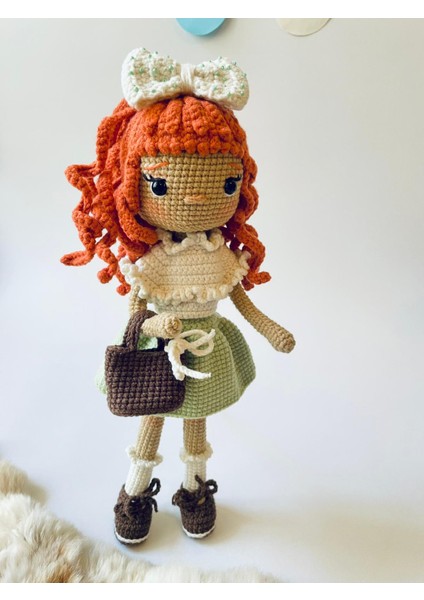 Amigurumi Örgü Oyuncak Bebek(25 Cm)
