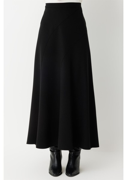 Verev Parça Detaylı Etek Siyah fiyatları