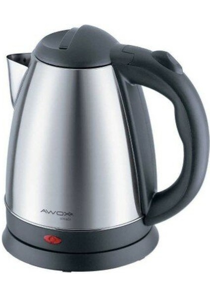 Awox Armada Çelik Kettle 1.8lt Menteşe Kilit İnox Kapak 360° Dönebilen Gövde Otomatik Kapanma (4915)