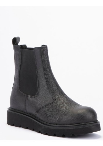 Leila Kadın Siyah Baskılı Deri Bot fiyatları
