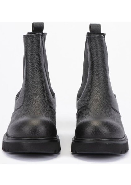 Leila Kadın Siyah Baskılı Deri Bot indirimleri