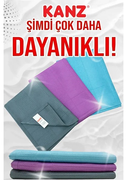Kanz 3’lü Gerçek Sihirli Mikrofiber Bez Seti – Ultra Emici, Çizmez, Çok Amaçlı Temizlik Bezi (40X60 Cm) modelleri