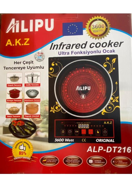 Tüm Tencerelere Uyumlu Lazer Ocak 3600 Watt fiyatları