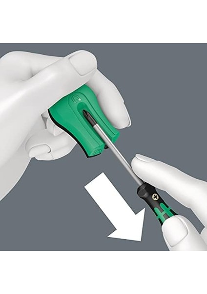 05033404001 9500 Magnet Sb Mıknatıslama, Mıknatıslanma Giderme Cihazı, Siyah-Yeşil 68 x 34 mm modelleri