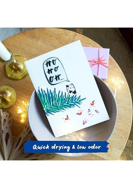 1340 Simli Fırça Uçlu Keçeli 10'lu Set modelleri