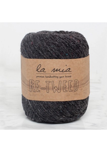 La Mia Re-Tweed Füme Melanj El Örgü Ipi - L153 - 34416