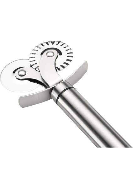 Pizza Hamuru Bıçağı Çift Başlıklı