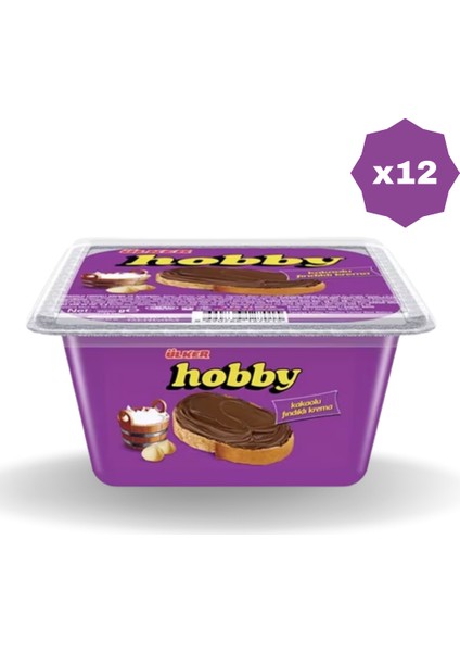 Hobby Kakaolu Fındık Kreması 350 gr - (12 Adet)