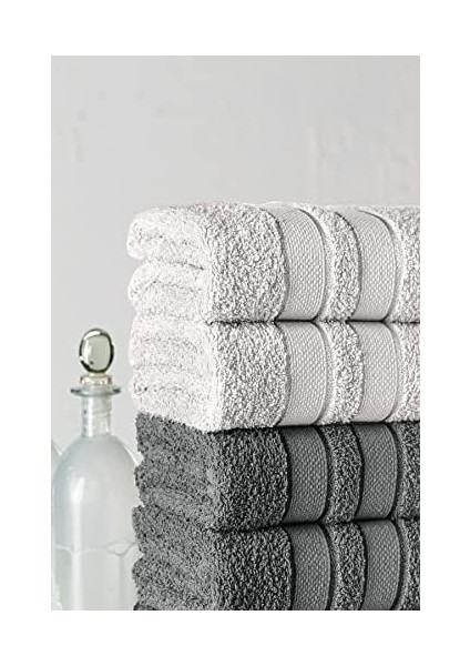 Lia Üç Renkli El-Yüz Havlusu,6'lı Paket, 6 Parça 50X85, Yumuşak ve Emici, Premium Kalite Günlük Kullanıma UYGUN%100 Pamuk Havlu(Beyaz-Gri-Siyah) fiyatları