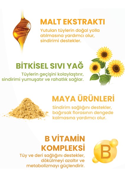 Kediler Için Tüy Yumağı Önleyici Malt Macun – 100 gr modelleri