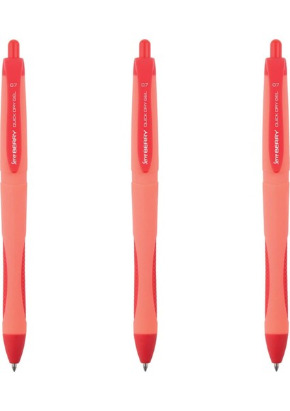 Jel Berry 07 Kırmızı 3lü Set