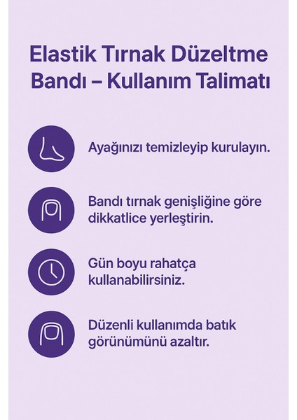 Ayak Tırnağı Düzeltme Bandı 10 Adet fiyatları