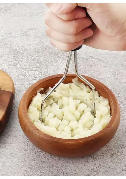 Saplı Patates Ezici – Paslanmaz Çelik / Dayanıklı Mutfak Gereci fiyatları
