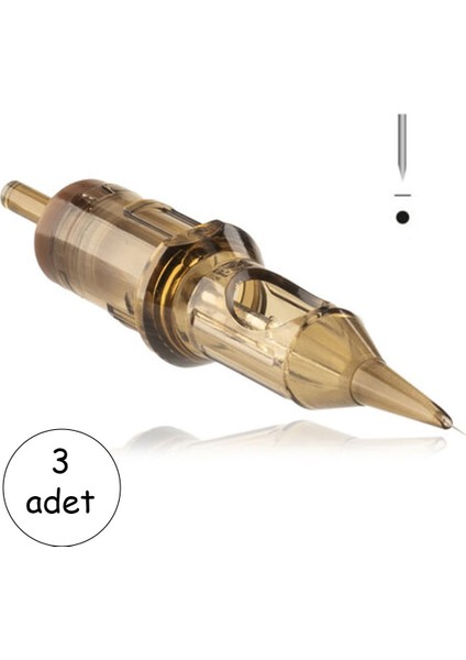 Kartuş Dövme Kalıcı Makyaj Iğnesi 1rl 3’lü Set – Çizgi Iğnesi #1201RL Cartridge Tattoo Needle
