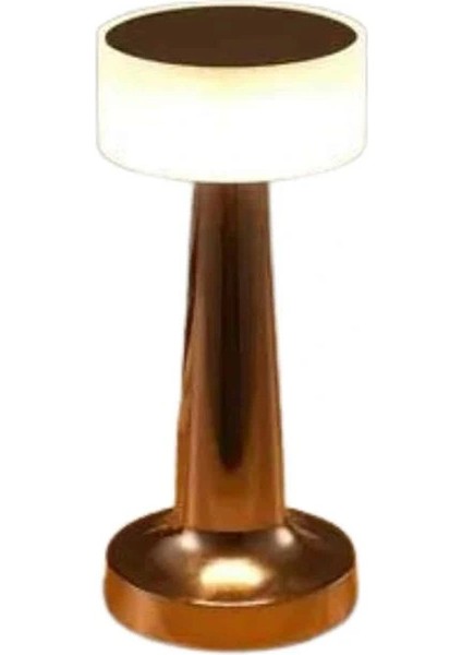 Kablosuz Renkli Masa ve Gece Lambası Altın Rengi Dokunmatik LED Lamba indirimleri