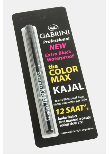 Techmrt Gabrini Kajal Göz Kalemi-Siyah