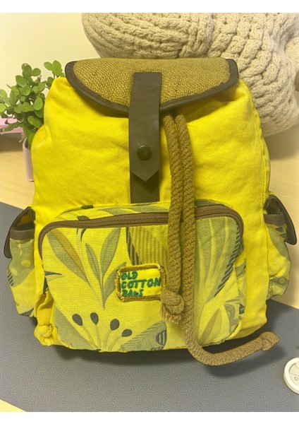 Kaliteli Tek Gözlü Vintage Salaş Disayn Unisex Sırt Günlük Okul Gezi Kamp Trekking Çantası 29CMX36CM