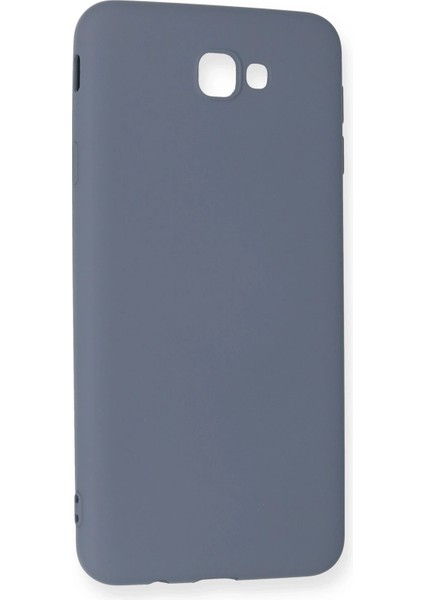 Samsung Galaxy J7 Prime Kılıf Nano Içi Kadife Silikon - Gri