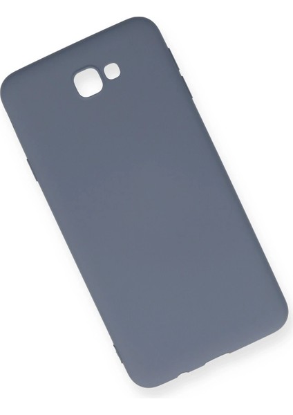 Samsung Galaxy J7 Prime Kılıf Nano Içi Kadife Silikon - Gri