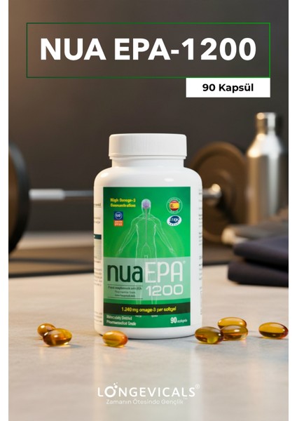 Epa 1200 Omega-3 İçeren Gıda Takviyesi 90 Kapsül indirimleri