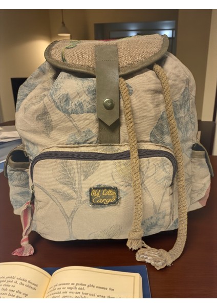 Kaliteli Tek Gözlü Vintage Salaş Disayn Unisex Sırt Günlük Okul Gezi Kamp Trekking Çantası 29CMX36CM