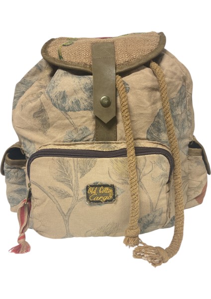 Kaliteli Tek Gözlü Vintage Salaş Disayn Unisex Sırt Günlük Okul Gezi Kamp Trekking Çantası 29CMX36CM fiyatları