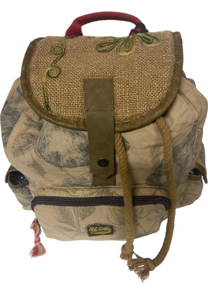 Kaliteli Tek Gözlü Vintage Salaş Disayn Unisex Sırt Günlük Okul Gezi Kamp Trekking Çantası 29CMX36CM modelleri