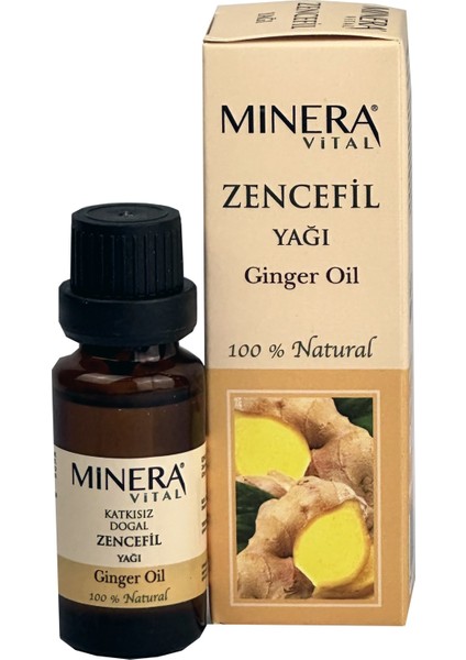 Minera Zencefil Yağı 20 ml