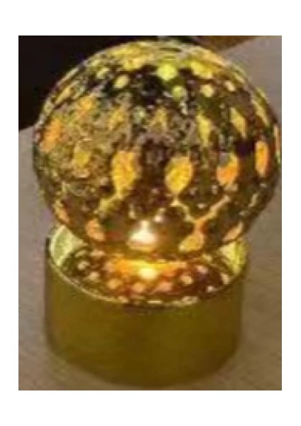 12'li Ramazan Ayaklı LED Işık Gold Renk Gün Işığı