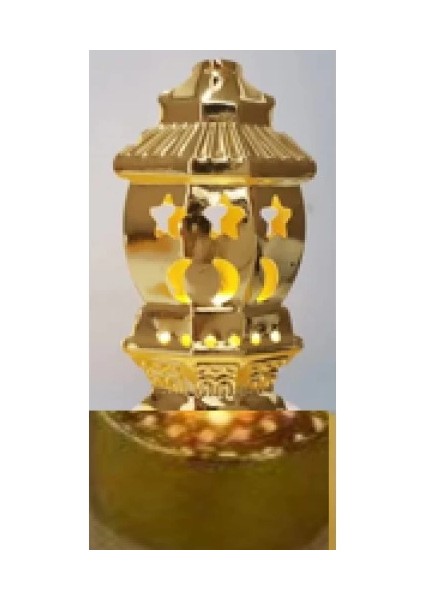 12'li Ramazan Ayaklı LED Işık Gold Renk Gün Işığı fiyatları