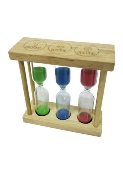 3'lü Ahşap Kum Saati fiyatları