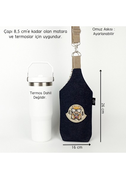 El Yapımı U Model Kot Matara Termos Kılıfı Havalı Ayıcık Iceflow 0,89 fiyatları