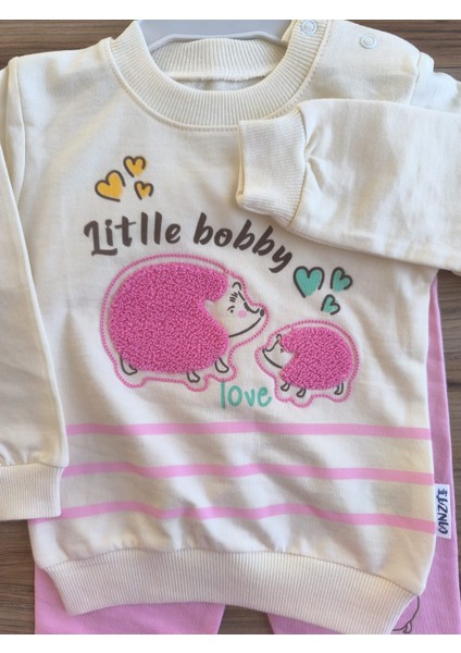 Laura Baby Kirpi Kabartmalı Kız Bebek/çocuk Sevimli Alt Üst Takım indirimleri