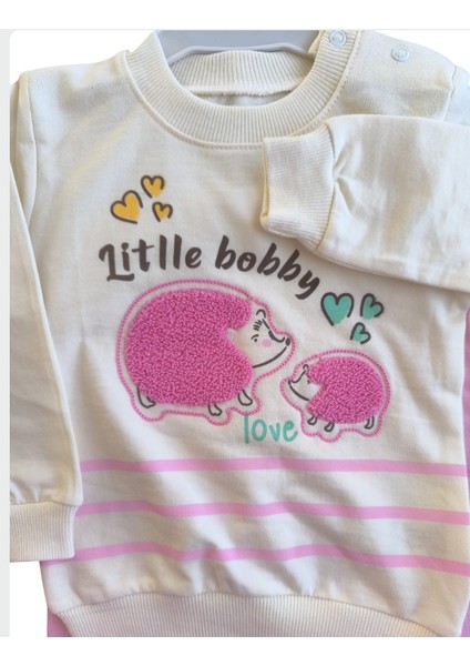 Laura Baby Kirpi Kabartmalı Kız Bebek/çocuk Sevimli Alt Üst Takım