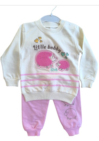 Laura Baby Kirpi Kabartmalı Kız Bebek/çocuk Sevimli Alt Üst Takım